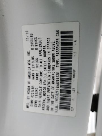 2017 HONDA ACCORD SPO 1HGCR2F19HA098130