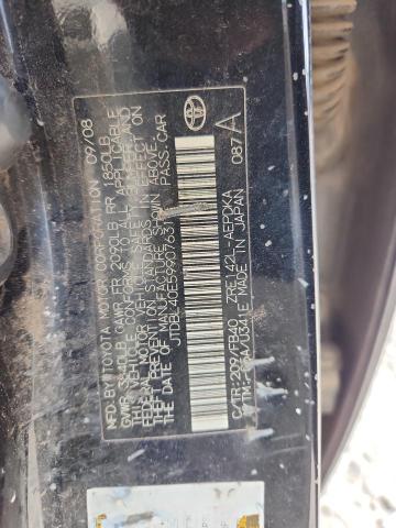 2009 TOYOTA COROLLA BA #3203154793