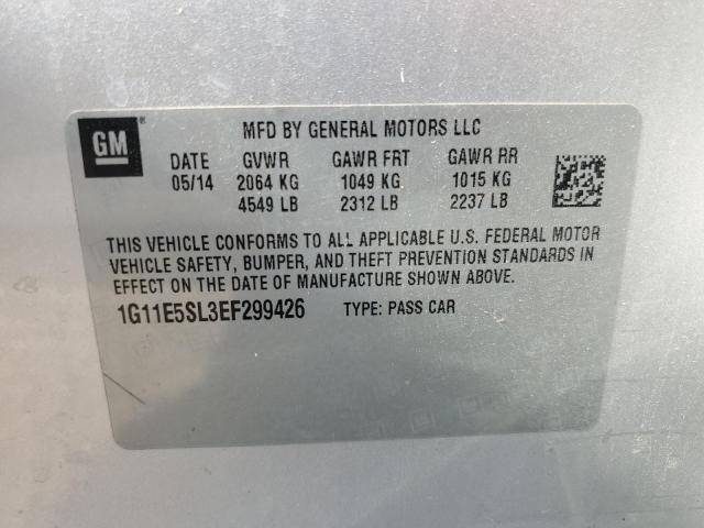2014 CHEVROLET MALIBU 2LT - 1G11E5SL3EF299426
