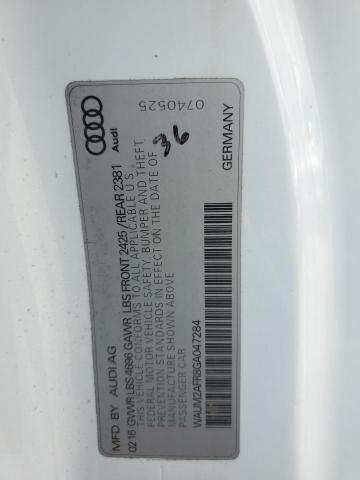 2016 AUDI A5 PREMIUM WAUM2AFR8GA047284