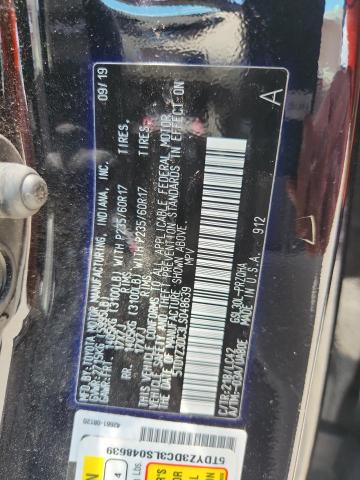 2020 TOYOTA SIENNA XLE 5TDYZ3DC3LS048639