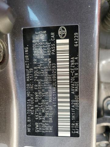 2020 TOYOTA CAMRY LE - 4T1C11AK2LU902593