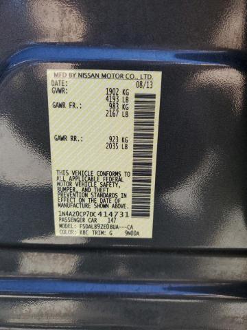 2013 NISSAN LEAF S - 1N4AZ0CP7DC414731