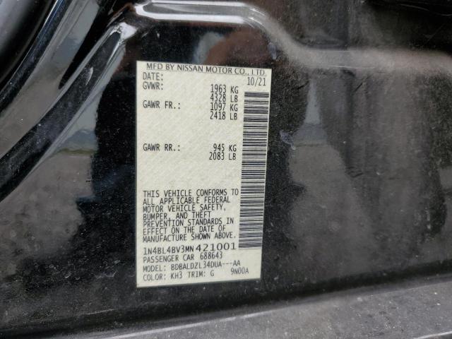2021 NISSAN ALTIMA S 1N4BL4BV3MN421001