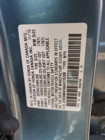 2016 HONDA CR-V EX 2HKRM4H56GH726588