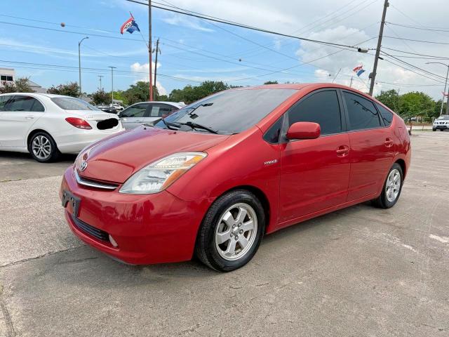 TOYOTA PRIUS 2007 maroon  hybrid engine JTDKB20U073279587 photo #3