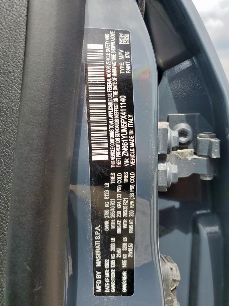 2023 MASERATI LEVANTE MO ZN661YUM5PX411140