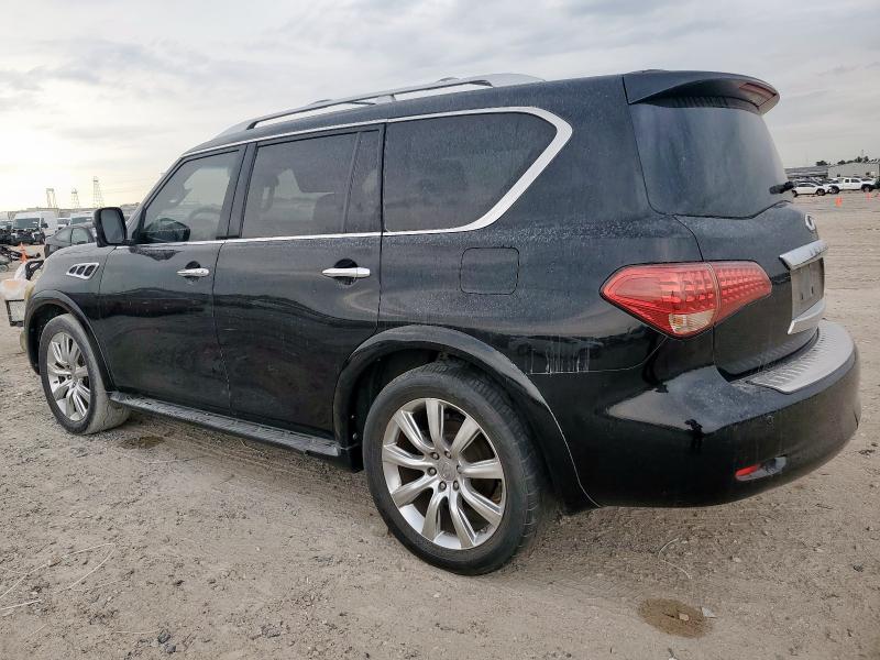 INFINITI QX56 2012 black 4dr spor gas JN8AZ2NF2C9515699 photo #3