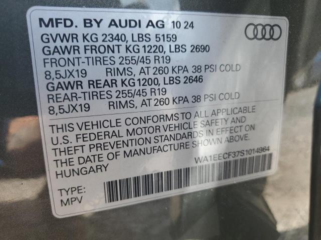 2025 AUDI Q3 PREMIUM WA1EECF37S1014964