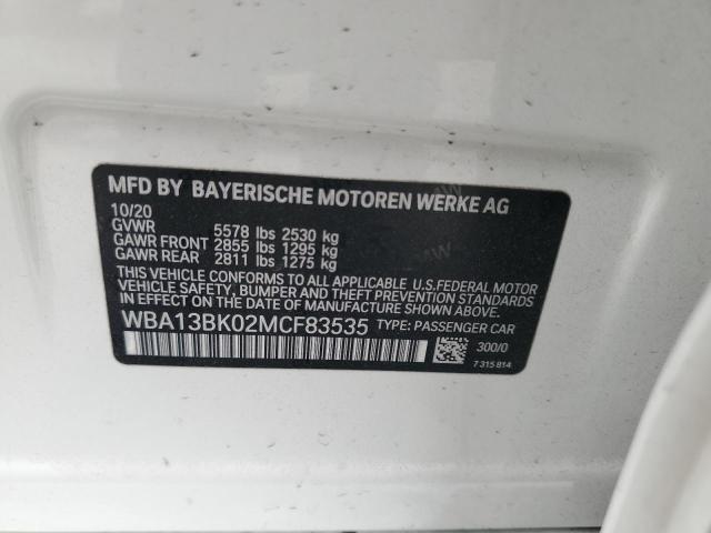 2021 BMW M550XI WBA13BK02MCF83535