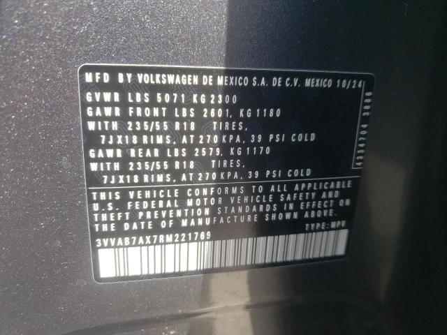 2024 VOLKSWAGEN TIGUAN WOL 3VVAB7AX7RM221769