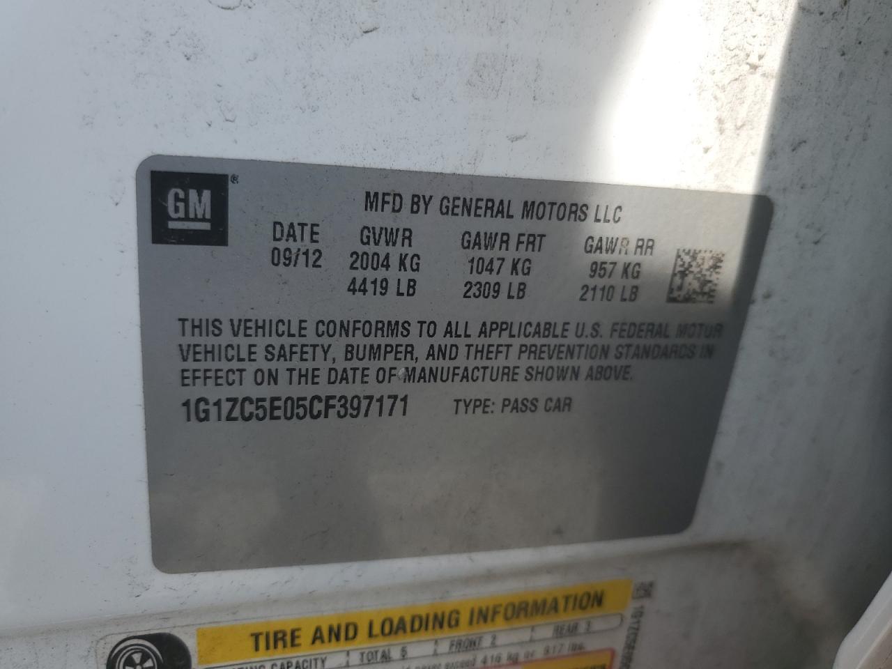 CHEVROLET MALIBU 1LT