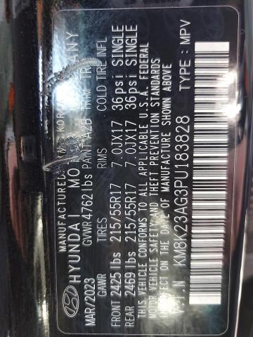 2023 HYUNDAI KONA SE - KM8K23AG3PU183828
