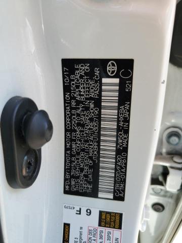 2017 TOYOTA PRIUS - JTDKBRFU1H3057190