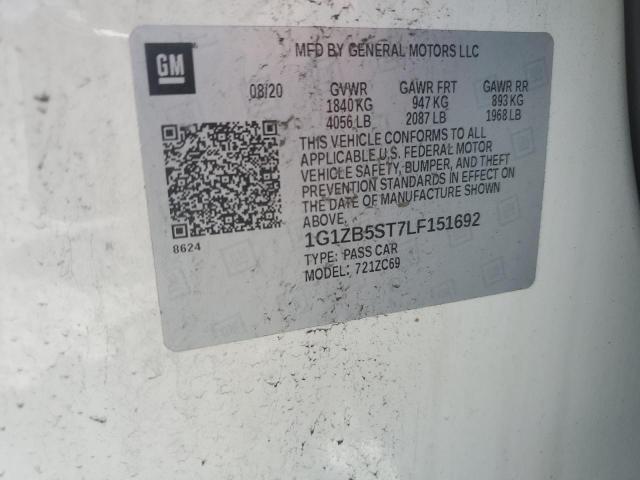 2020 CHEVROLET MALIBU LS - 1G1ZB5ST7LF151692