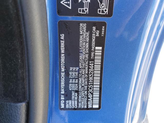 2017 BMW 440XI WBA4P3C51HK528441