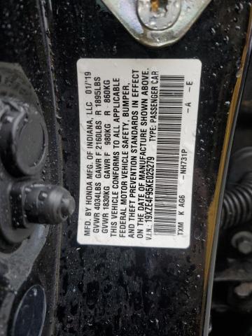 2019 HONDA INSIGHT TO 19XZE4F95KE025279
