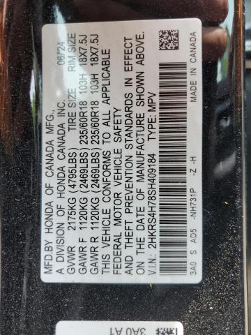 2025 HONDA CR-V EXL 2HKRS4H78SH409184