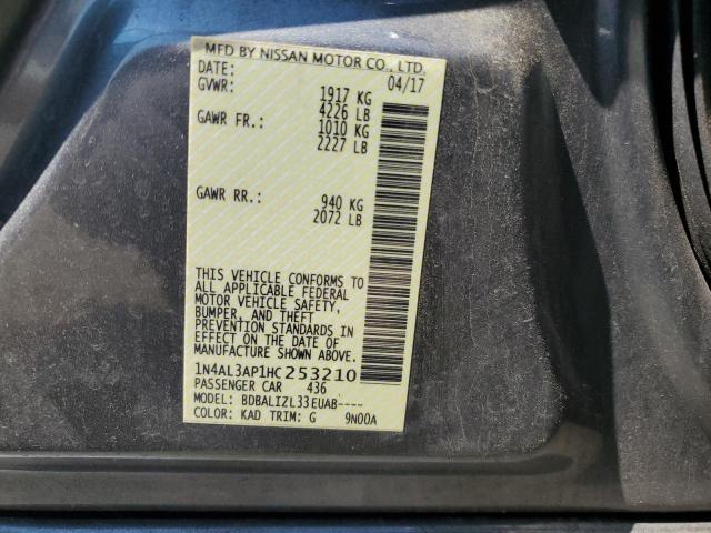 2017 NISSAN ALTIMA 2.5 - 1N4AL3AP1HC253210