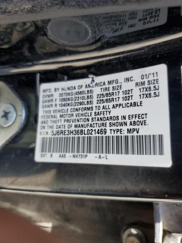 2011 HONDA CR-V LX - 5J6RE3H36BL021469