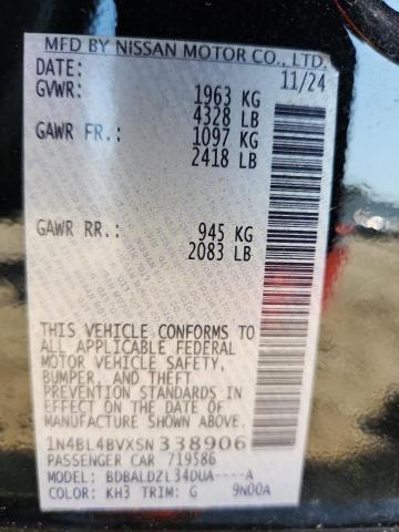 2025 NISSAN ALTIMA S 1N4BL4BVXSN338906