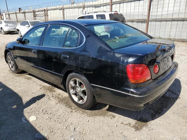 LEXUS GS 300 2002 black sedan 4d gas JT8BD69S220171435 photo #3