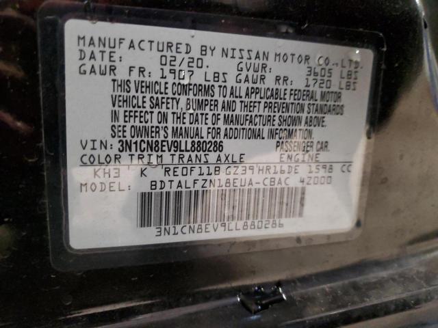 2020 NISSAN VERSA SV 3N1CN8EV9LL880286