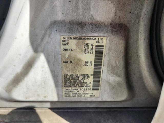 2017 NISSAN ALTIMA 2.5 #3294406504