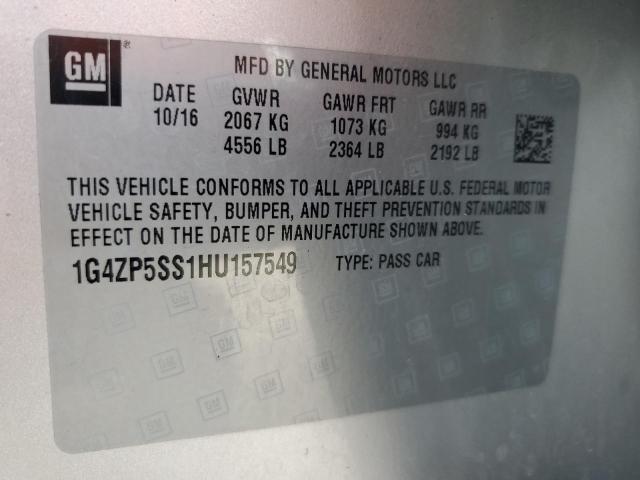 2017 BUICK LACROSSE E 1G4ZP5SS1HU157549