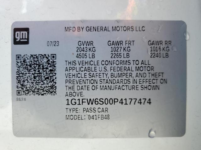 2023 CHEVROLET BOLT EV 1L 1G1FW6S00P4177474