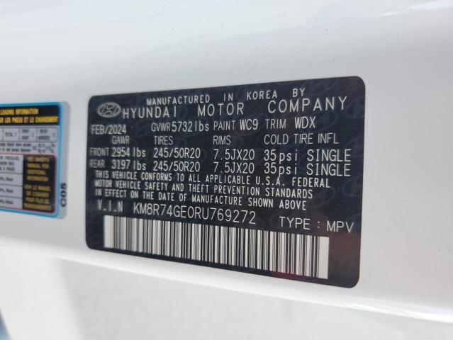 2024 HYUNDAI PALISADE C KM8R74GE0RU769272