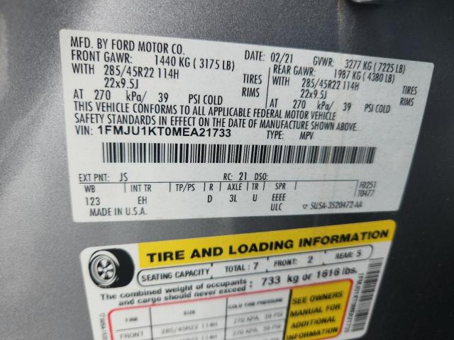 2021 FORD EXPEDITION 1FMJU1KT0MEA21733
