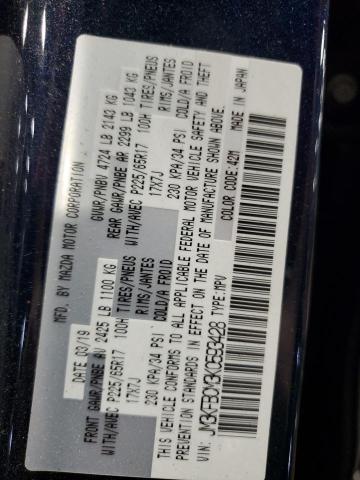 2019 MAZDA CX-5 TOURI JM3KFBCM3K0593428
