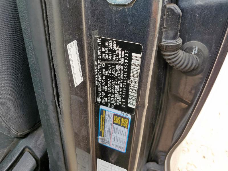 2020 KIA SORENTO S 5XYPG4A54LG669737