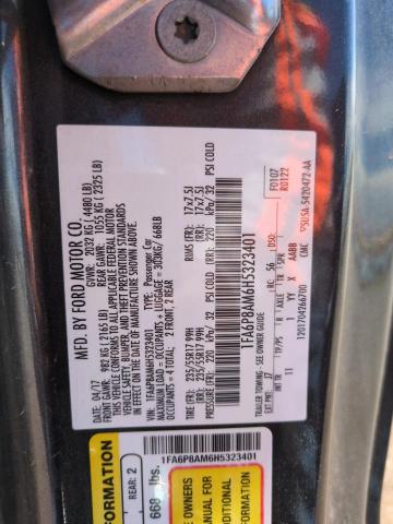 2017 FORD MUSTANG - 1FA6P8AM6H5323401