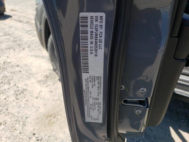 2022 JEEP CHEROKEE T 1C4PJMBX4ND539119