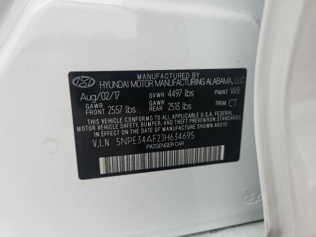 2018 HYUNDAI SONATA SPO 5NPE34AF2JH634695