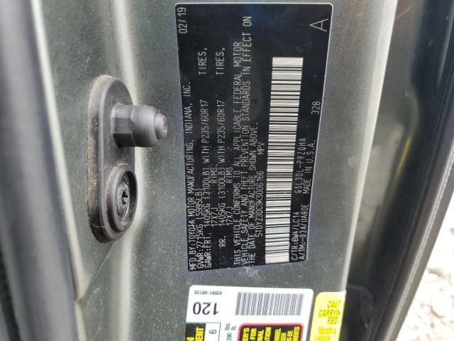2019 TOYOTA SIENNA XLE 5TDYZ3DC9KS006166