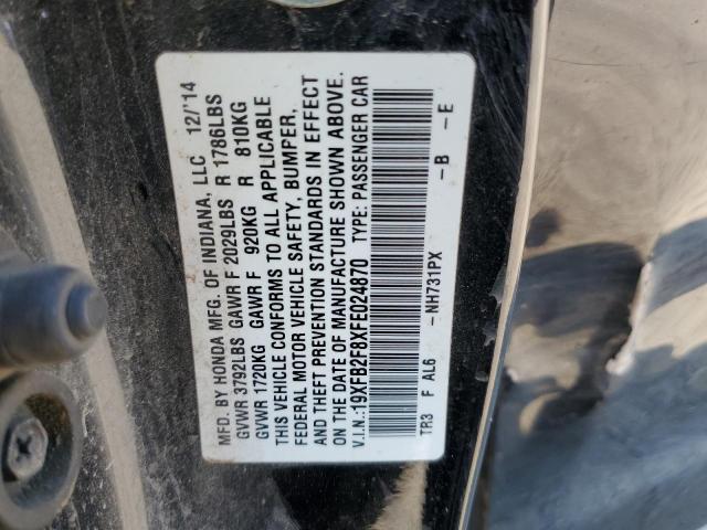 2015 HONDA CIVIC EX - 19XFB2F8XFE024870