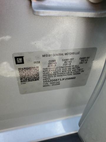 2018 CHEVROLET MALIBU LT - 1G1ZD5ST1JF258860