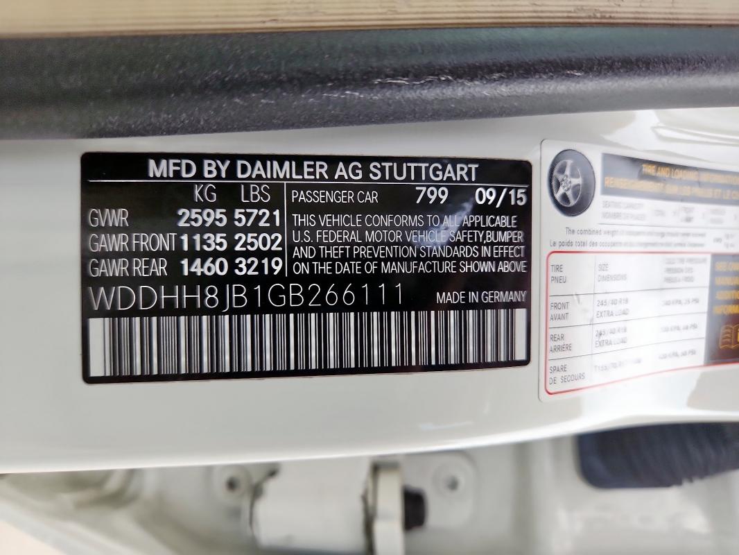2016 MERCEDES-BENZ E 350 4MAT WDDHH8JB1GB266111