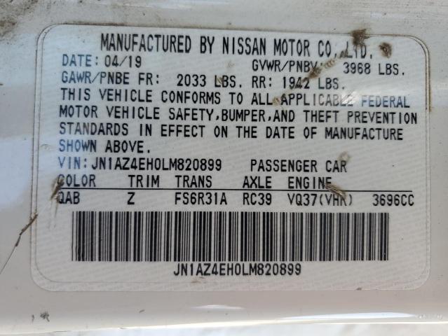 2020 NISSAN 370Z BASE JN1AZ4EH0LM820899