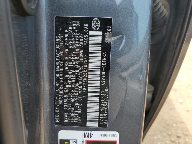 2011 TOYOTA CAMRY BASE - 4T4BF3EK2BR102545