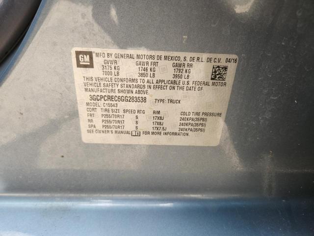 2016 CHEVROLET 1500 3GCPCREC6GG283538