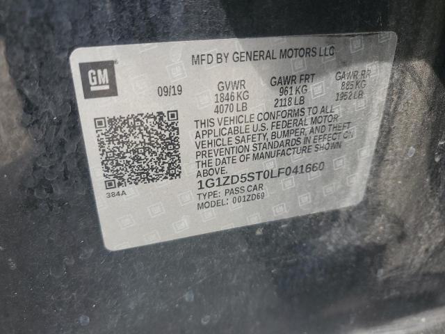 2020 CHEVROLET MALIBU LT 1G1ZD5ST0LF041660