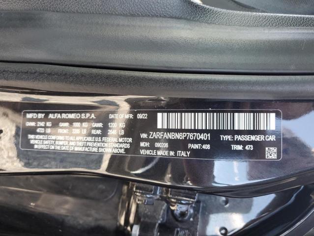 2023 ALFA ROMEO GIULIA TI ZARFANBN6P7670401