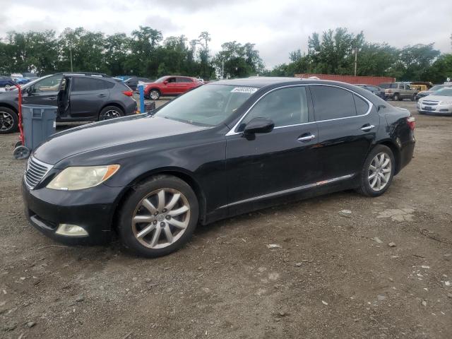 LEXUS LS 460 2008 black  gas JTHBL46F485059066 photo #1