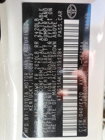2024 TOYOTA CAMRY SE NIGHT SHADE 4T1G11AK1RU191284
