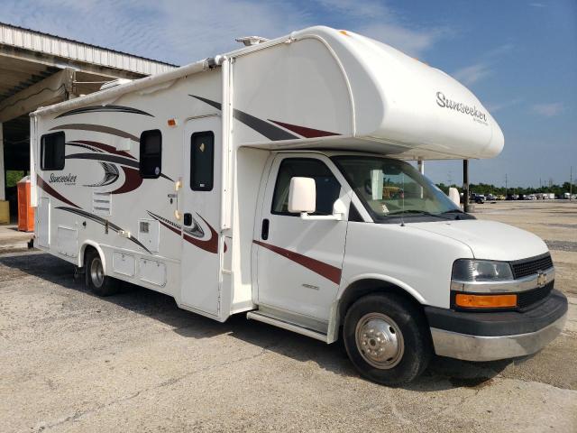 CHEVROLET EXPRESS G4 2015 white cutaway flexible fuel 1GB6G5CG3E1173898 photo #1
