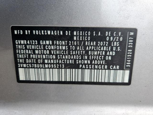 2020 VOLKSWAGEN JETTA S 3VWC57BU9LM095213